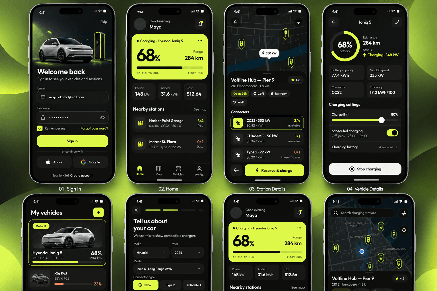 EV Charging Station App